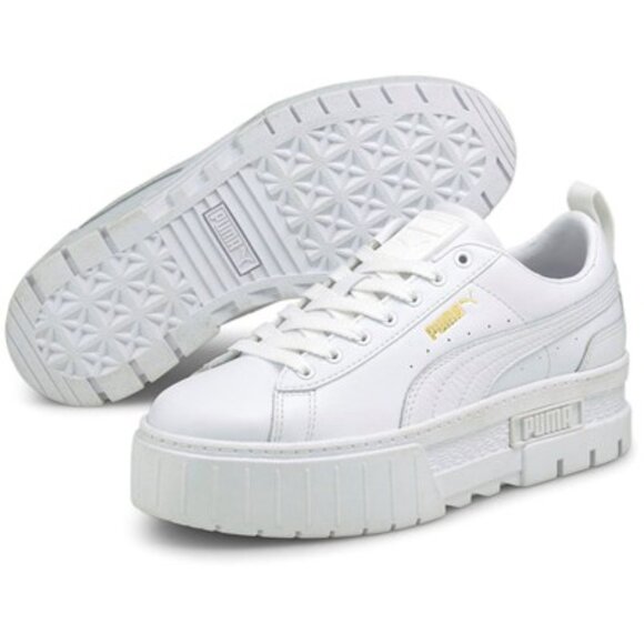 Puma - Womens Mayze Classic Shoes, size 9 US womens, color white. - Picture 1 of 5